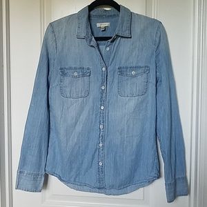 J Crew Chambray button down shirt